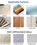 Heavy Duty Adhesive Wall Hooks 13Lb No Drill Transparent Waterproof For Bathroom Kitchen Towels Coats Keys And More 12 Pack