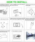 Installation guide for 100W Rotatable LED Wall Pack Light for Outdoor Areas A Real Workhorse 5000K 14000LM ETL Listed Adjustable Head.