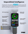 LCD display of Intelligent Battery For DJI Osmo Pocket 4 Pro And Pocket 3 With Xtra Muse 5000mAh 21700 Cell showing 80% charge