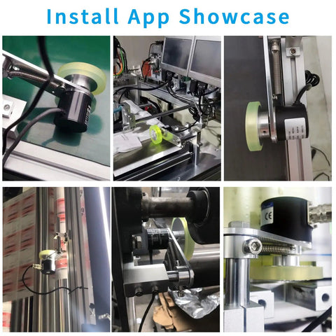 Beefy Aluminum Alloy Encoder Bracket With Movable Sliding Mount And 20mm Aperture For OVW Encoder Frame in automation setup
