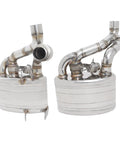 Exhaust Valved Silencers For Porsche 911 997 Carrera 2009 To 2012 Sports Mufflers With Remote Control Valves Rear Pair