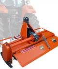 Lightweight 49 Inch Three Point Rotary Tiller for Category 1 Tractors with 540 RPM PTO Drive Replaceable L Shaped Tines
