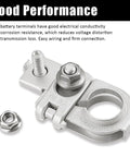 Top Shelf Positive Car Battery Terminal Connector With Solid Nuts For Hyundai Accent Azera Veloster Genesis G80 G90 Kia Sedona Soul Rides 2015 Through 2020 Tough Swap Out with galvanized steel nuts and copper post.