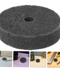 Get Your Business Rolling With This Awesome 6-Pack Of Nylon Buffing Wheel Discs Designed For Metal, grey nylon buffing wheel with 10mm hole.