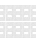 10 Pcs Vertical Blind Repair Clip Set With Clear Tabs Replacement For Quick DIY Fixes At Home Or Office Durable Slats Clips