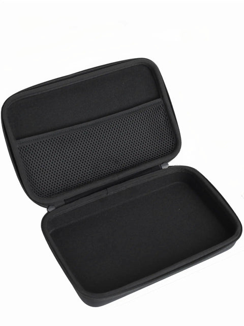 Open Durable EVA Hard Case For Innova 6030P And 5610 OBD2 Scanner ABS Code Reader shows soft inner cushions and mesh pocket.