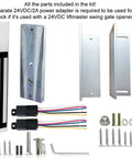 Waterproof Heavy Duty Magnetic Door Lock For Outdoor Gates Tough As Nails 12VDC 24VDC 1200 Lbs Holding Force With ZL Bracket Kit