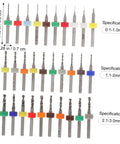 30 Piece Micro Drill Bit Set For PCB And Jewelry Pro Grade Precision Hand Drill Engraving Kit Tungsten Steel Bits