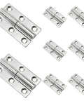 Stainless Steel Lift Off Hinges Set, 2.5 Inch Removable Cabinet Door Hardware, 304 Grade Split Detachable Hinges, 8-piece view