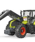 German Made Farm Tractor With Front Loader And Adjustable Tow Hitch, Detachable Front Weight, Steerable Off Road Front Axle, Slip On Loader, Twin Tread Tires, Durable ABS Construction For Real World Farm Use