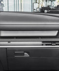 Custom Fit 2025 Hyundai Tucson Passenger Side Console Tray Mat Anti Slip Organizer Liner Black For Dashboard Slot Mats, Center Console And Interior Accessories, shown installed in vehicle interior