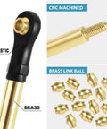 Brass High Clearance Link Set For TRX4M Bronco Defender One Eighteenth Scale RC Crawler Upgrades 38g Per Set detailed view