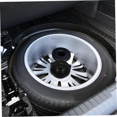 Spare Tire Bolt Hold Down Clamp For Secure Wheel Retention, Grab-And-Go Install, in trunk setup for reliable spare mount