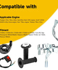 Seven Eighths Inch Mini Bike Throttle Assembly And Throttle Linkage Kit For Predator 212 196cc Coleman CT200U Baja Warrior Massimo MB200 Axis M200 GX160 GX200 Engine Parts compatible components