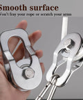 Heavy Duty Pulley System Kit Open Pulley Block With 32Foot Nylon Rope And Hooks For Easy Lifting And DIY Projects Durable Steel Construction Chrome Plated Finish, smooth surface