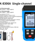 Top Shelf Digital Thermocouple Thermometer With K And J Type High Temperature Meter and Heavy Duty Data Logger logging 5999 timestamps plus USB recharge