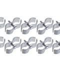 Ten Pack Chain Link Fence Clamps For 1 5 8 Inch Round Rails And Posts, Dog Kennel Panel Clamp For Round Pipe Frames