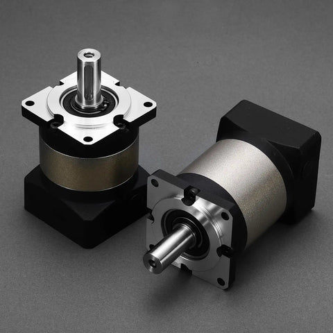 Planetary Gearbox Speed Reducer With 50 To 1 Reduction And Ultra Low Backlash Under Fifteen Arc Minutes 3000 RPM Max 14 Millimeter Input Bore