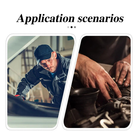 Application scenarios showing Top Notch 10Pc Red Steel T-Handle Hex Key Set With Flat Head Allen Wrenches Sizes 2 To 10mm Ergonomic Grip Tools For DIY And Pros Including Handy Stand in use