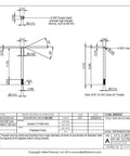 Premium Gang Pack Of Two 5/16-18 By 6-Inch Grade 5 Ti-6Al-4V Titanium Hex Head Bolts technical drawing with dimensions.