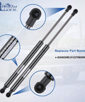 Front Hood Struts Lift Supports Gas Springs For BMW 3 Series E90 E91 E92 E93 2006 To 2012 Set Of 2 Replacement Hood Shocks