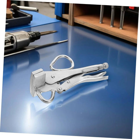 Adjustable Welding Clamp Pliers With Wide Flat Duckbill For Auto Body Sheet Metal Repair And Vehicle Maintenance