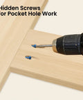 Pocket Hole Screws 2 Inch Set Of 300 With Extra 100mm Drive Bit Magnetized Bit For Easy Use Rust Resistant Blue Coated Exterior Wood Screws