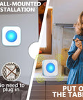 Long Range Wireless Doorbell Kit With 1200 Feet Range, Battery Operated, no outlet needed, wall-mounted, and portable use