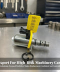 Quick Swap Heavy Duty Proportional Valve Solenoid Actuator Replacement For Zax200-5G Hydraulic Control Regulator with installed connector and o ring.