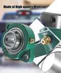 1 Inch Cast Flange Bearing With Two Holes For TGS07 LF205 Replacement green cast flange bearing with two-bolt mount
