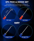 All In One 826 Piece O Ring Kit With 32 SAE And Metric Sizes For Plumbing Automotive And Faucet Repair Nitrile Rubber Rings Includes Picks And Hooks.