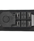 Electromagnetic Pushbutton Switch 120 Volts And 220 Volts Dual Voltage 4 Pin 16A, black switch with numbered pins