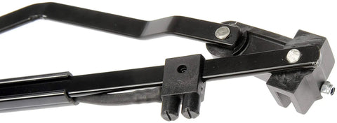 Passenger Side Windshield Wiper Arm For Select Kenworth Trucks Direct Replacement That Restores Functionality And Provides Durable, Easy Fit For Reliable Performance In Snow, Rain, And Everyday Runs. black metal wiper arm with mounting hub