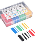 Top Notch Heat Shrink Tubing Kit With 530 Pieces Covering Every Size Needed For Electrical Insulation Wire Wrap Sleeves Perfect For Solder Joint Filament Repair And Secure Wire Connections Built From Durable Polyolefin That Swells Two To One Ratio To, 530-piece box