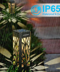 Upgraded Solar Pathway Lights Outdoor 8 Pack With Bigger Solar Panel For Longer Run Time IP65 Waterproof garden path lights