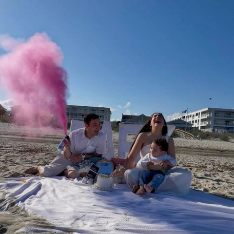 Fire Extinguisher Color Smoke Set of Two for Big Baby Reveal Moment Pink and Blue Gender Pop Decorations with Clear Color Check Door Zero Stress Outdoor Bash That Definitely Hits Different and Steals the Spotlight
