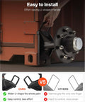 Tough As Nails 8 Lug Shipping Container Wheel Kit featuring U-shaped handle for easy installation and control.