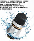 Beefy Waterproof 12V 50A Momentary Push Button Starter Switch Kit For Cars Trucks Boats RVs And ATVs With Pop Up Button And Easy Push To Start Ignition System waterproof rubber cover and metal housing