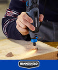 Using Powerful 1.2 Amp Rotary Tool Kit With 62 Accessories And Carrying Case For Cutting Engraving Drilling Sanding And Polishing Perfect For Diy Projects Hobbyists And Pro Level Repairs on wood