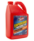 Top Shelf Concentrated Engine Coolant And Antifreeze Treated With Slick Water Conditioner Heavy Duty Heat Transfer Additive For Aluminum And Brass Radiators Keeps Your Ride Cool And Smooth in red 1-gallon jug