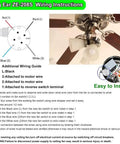 Wiring instructions for Two-Wire Ceiling Fan Light Switch With Pull Chain Easy Install for Ceiling Fans Lamps and Wall Lights ZE-109