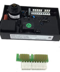 Close-up of 91365 Atwood Potted Circuit Board Kit With Fuse For Marine And RV Electrical Systems, showing black module and connectors.