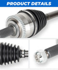 Beefy Front CV Axle Shaft Set For Hyundai Sonata 2011 2012 2013 2014 2.4L L4 GLS Automatic Transmission Left And Right Side Replacement Axles