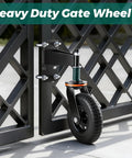 Heavy Duty Gate Wheel 6 Inch Spring Loaded Gate Caster For Wood And Metal Gates Up To 500 Lbs 360 Degree Rotation