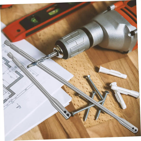 Heavy Duty Hex Shank Drill Bit Extension Set With Wrench Tools For Fast Swapping And Rock Solid Precision Drilling On Tough Metal Projects, metal drill