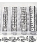 Sick Stainless Steel Hose Clamps 120pcs Kit With Worm Gear For Plumbing And Auto Jobs Ranging From 14 Inch To 15 Inch Durable Vise Grip Tools You Need in case