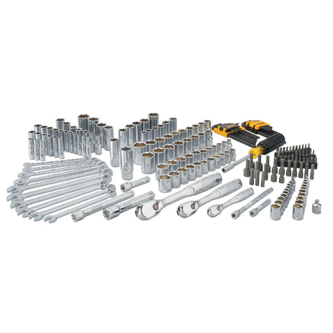 Beast Pro Mechanics Tool Set With Quarter Inch, Three-Eighths Inch, And Half Inch Drives, 205-Piece SAE And Metric Sockets displayed