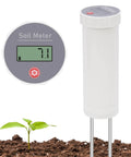 Industrial Grade Soil PH Meter With No Fuss Calibration Free LCD Display Ultra Accurate Digital PH Tester with probes in soil.