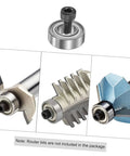 Top Mounted Router Bit Bearings Kit for Woodworking Milling Cutters Replacement Ball Bearings Guide Id Od Pro Grade Steel Construction