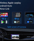 Touchscreen display of 10.1 Inch Double Din Car Stereo With Wireless CarPlay And Android Auto HD